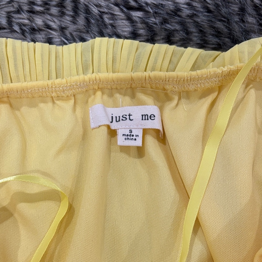 Yellow Ruffled Dress - Picture 2 of 2